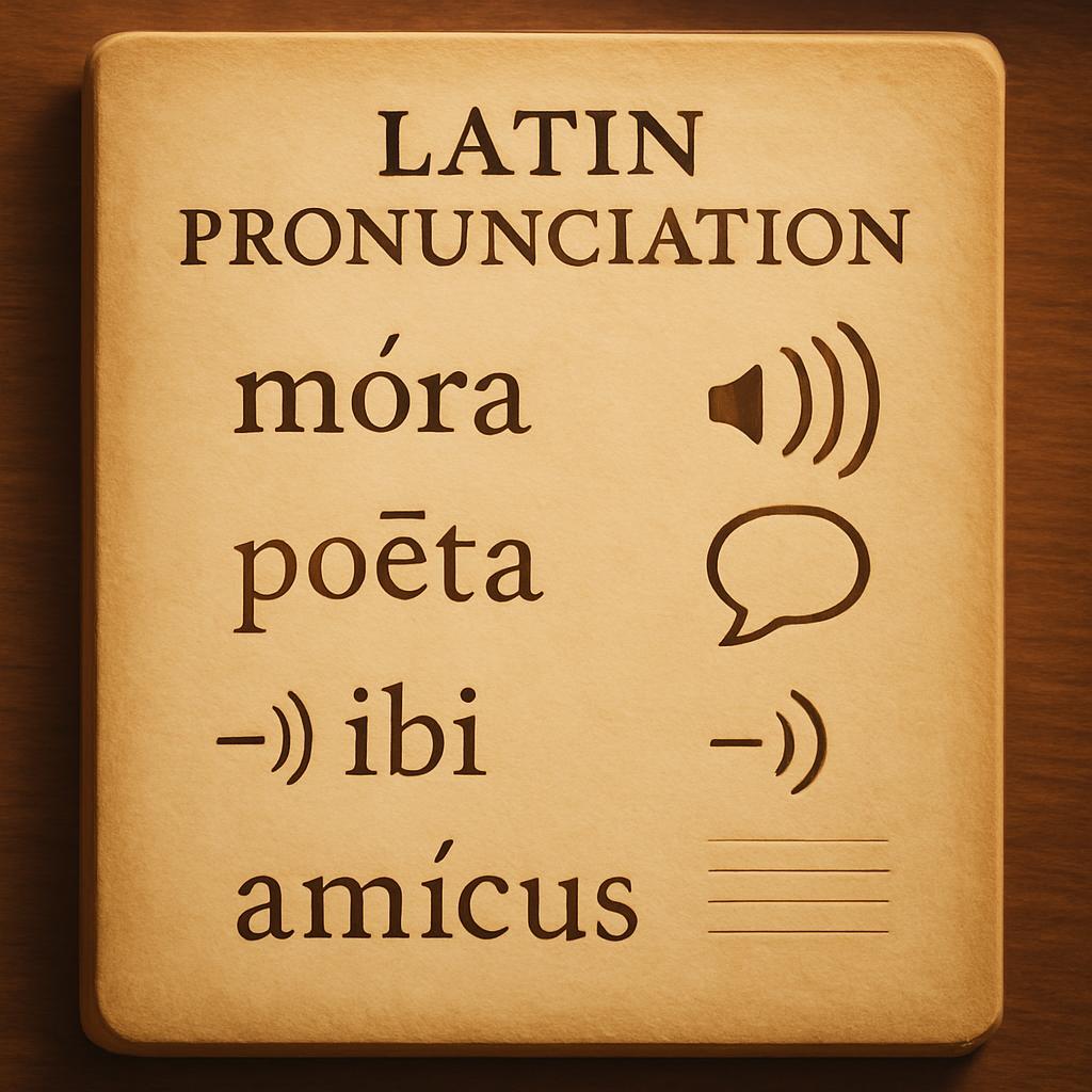 Правила ударения в латинском языке